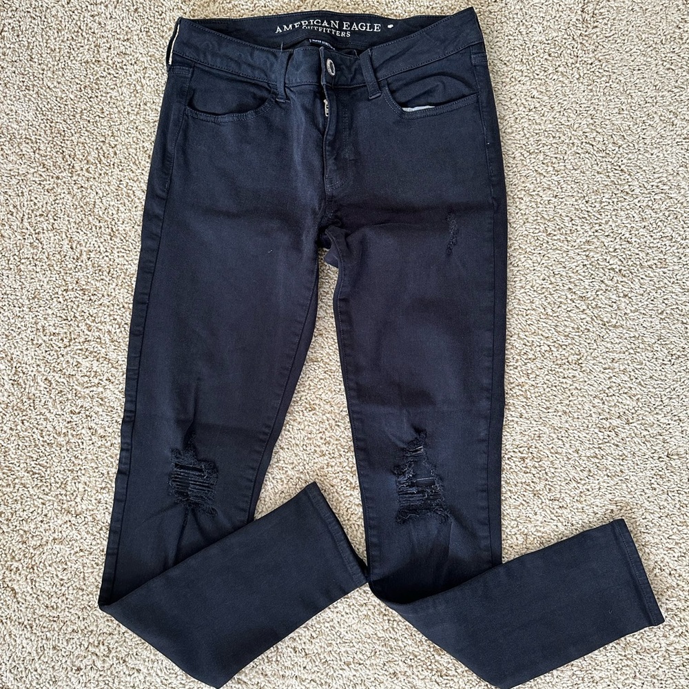American Eagle Black Skinny Jeans